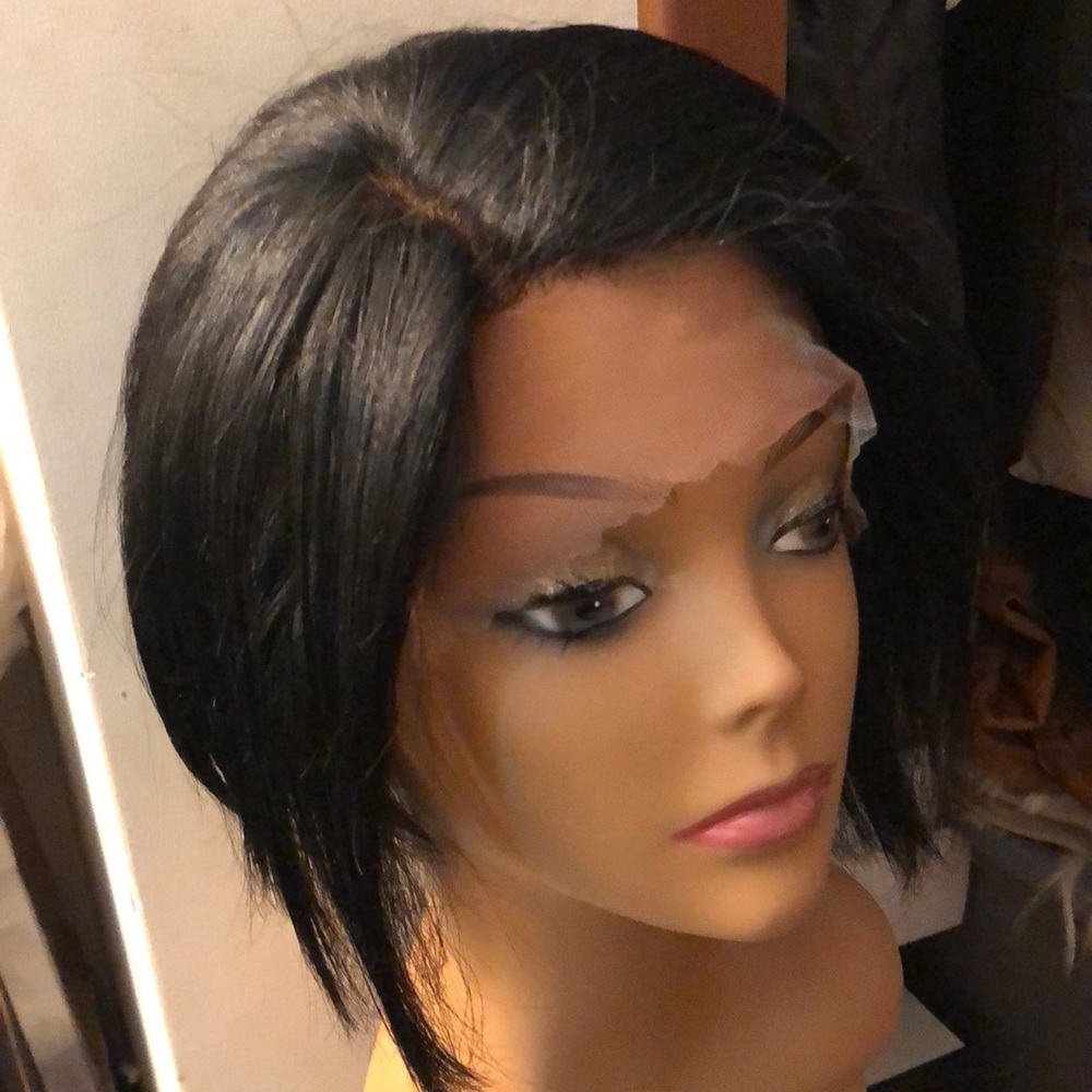 Human hair wig bob